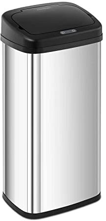 Fromm & Starck Pattumiera Automatica Con Sensore Automatico Cestino Rettangolare STAR_BIN_41 (40 l, Inox)