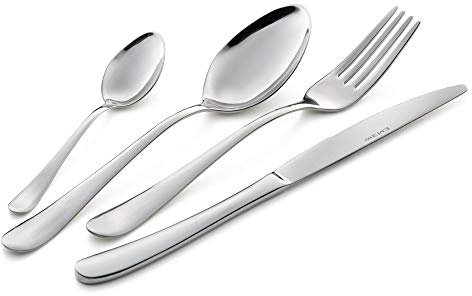 Servizio di Posate da Tavola in Acciaio Inox Charme 24 pezzi