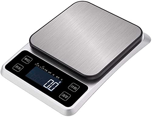 Bilancia da cucina, Bilance da cucina, Piccola bilancia da cucina for alimenti for uso domestico, 0,1 g for la cottura di alimenti for la cottura di erbe medicinali Bilancia da cucina digitale in acci