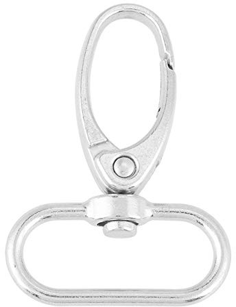 20Pcs Swivel Lobster Clasp, Zinc Alloy Bag Clasps Swivel Trigger Clips Keychain Key Ring Hooks DIY Crafts Purse Bag Making (25mm)
