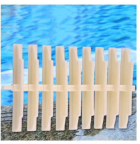 XPLKQXE Couvercle De Vidange De Piscine, Grille en Plastique ABS, Caillebotis D'écoulement Douche, Capuchons Drainage Sol en Tôle pour Intérieur/extérieur (Couleur : White, Taille : 12cm)