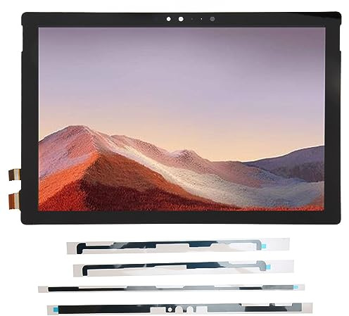 Garsent Bildschirmersatz für Pro 4 1724 12,3 Zoll (M1010537 003), OLED-Display, Touchscreen-Digitizer-Baugruppe, Laptop-Touchscreen-Ersatz