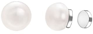 Airokiy Magnet Ohrringe Damen Perlenohrringe zum Klipsen Hypoallergene Ohrringe mit Magnetverschluss 6mm