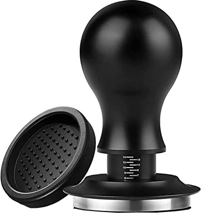 StainlessSteel Solid Coffee Powder Press Graduated Constant Regulation Pressure Regulator Coffee Tamper Coffee Equipment Coffee Equipment Brewing Tools Making Accessories Bean Tamper Stainless Steel