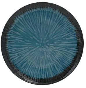 METRO Professional Assiette Creuse Cathan, Bleu Multicolore, Ø 22cm, Lot de 6