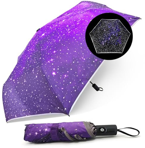 RoserRose Kinder Regenschirm - Ultraleicht, Reflektierend, Automatisch für Mädchen & Jungen