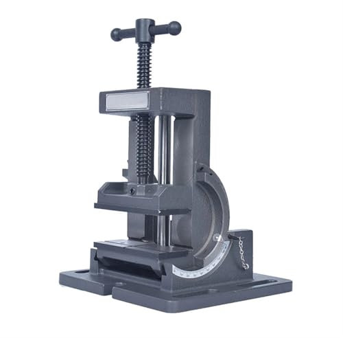 FUYUMIC 3 Inch Tiltable Guide Type Angle Flat Tongs 90 Degree Inclination Vise Tilt Angle Vise For Drilling Machine Bench Drilling