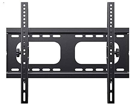 Staffa da parete per TV, inclinabile a 15°, per la maggior parte dei televisori LED LCD a schermo piatto da 26-55 pollici, fino a 69,9 kg con dimensioni da 100 x 100 mm a 400 x 400 mm