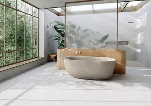 Kaldewei MEISTERSTÜCK OYO DUO Mod. 1051-4035, freistehende Badewanne, 1730x820mm, ohne Überlauf, 205143543001, Farbe: alpinweiß
