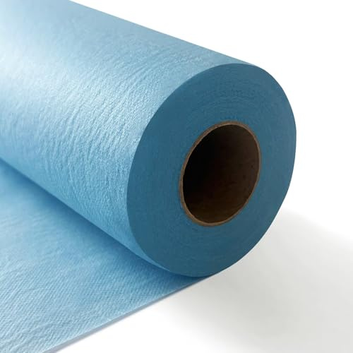 Longing Home Tischläufer Tischband 0.3 × 25M, 30g/㎡, Hellblau