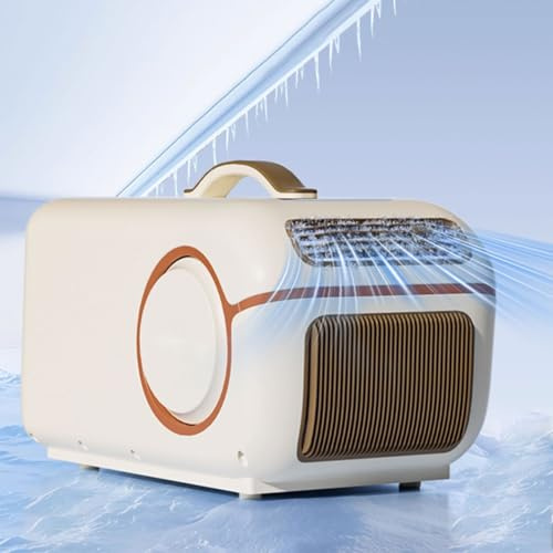 Ac Portatil Pequeño Con Panel Táctil Y Control Remoto Aire Acondicionado Sin Unidad Exterior Modo Dual De Refrigeración/calefacción No Requiere Montaje