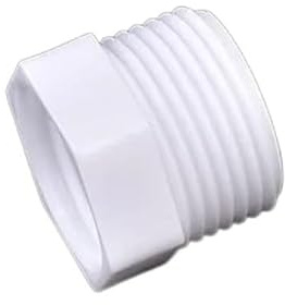 1/5 pezzi 1/2 3/4 1 PVC Giunto filettato maschio/femmina Raccordi for irrigazione da giardino Acquario Connettore for tubo dell'acqua(WHITE,5pcs)