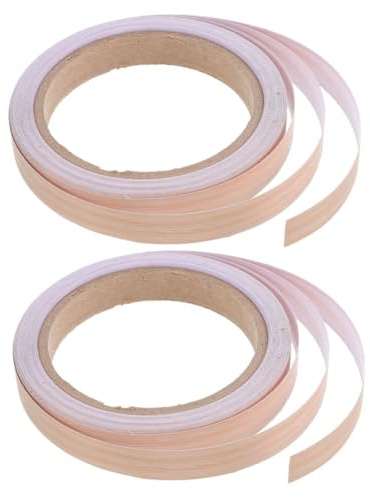 Bande de Chant Autocollante Effet Bois Pvc pour Meubles 2 Rouleaux | Décor Khaki, Coupe à Taille, Pose Facile, Usage Polyvalent, pour Armoires et Escaliers, DIY