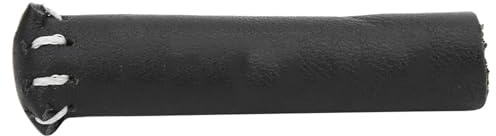 SPYMINNPOO Billard-Queue-Spitzenabdeckung, Leder, Snooker-Stick-Schutz, Lange Lebensdauer, Schwarz (Black)