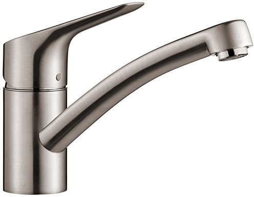Hansgrohe 13860000 MySport S Spültischarmatur, für Küchenspülen, mit 360 ° schwenkbarem Auslauf, grau, 13860800
