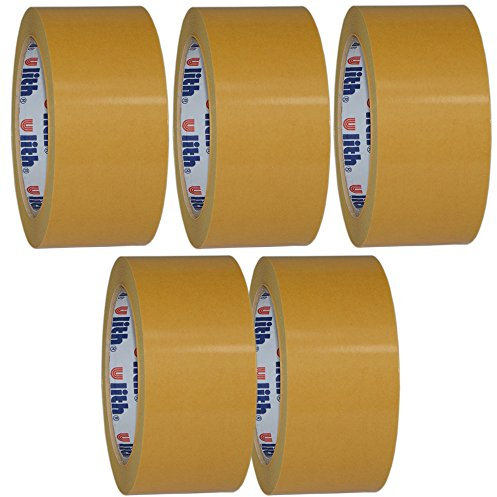 Beidseitiges Klebeband Verlegeband Doppelseitiges Teppichband 50mm x 25m Rolle (5 Rollen)