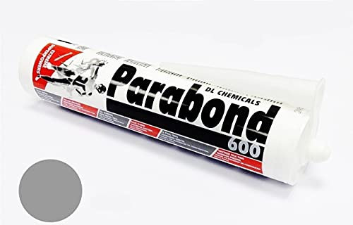 Para Bond 600 MS Polymer Adhesive Sealant Glue Adhesive Mounting Adhesive 290 ml Boots Building, Body Adhesive Top Quality, grau RAL 7004, 50