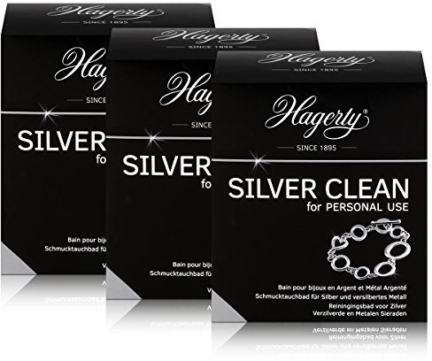 Hagerty Silver Clean – Bijoux Submersible de bain pour Argent 170 ml (Lot de 3)
