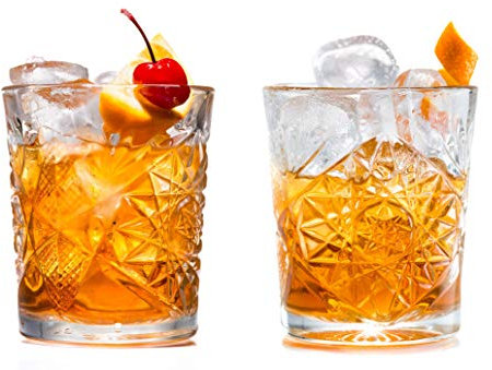 Topkapi 250.625 - Juego de 6 vasos de cristal para cócteles, whisky, zumo, agua, altura ~ 10,6 cm