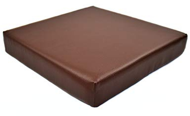 kissen-fabrik Sitzauflage für Rollstühle und Bürostühle zur Druckentlastung | Gesunde Körperhaltung, gegen Rückenschmerzen | Sitzkissen | Ergonomisches Rollstuhlkissen | (40x42, braun)