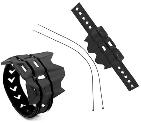 Akozon Universal Fit Silicone Exhaust Protector Cover, Black - High Temperature Resistant, Anti-Collision and Anti-Hot