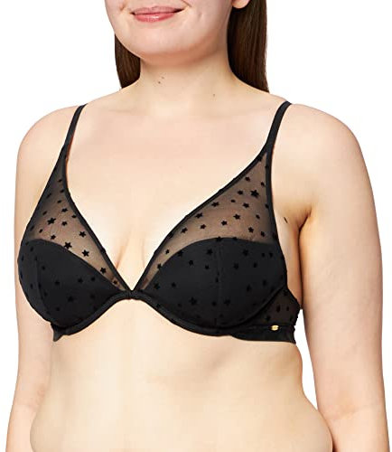 Skiny Damen Schalen T-Shirt-BH, Black, 80A