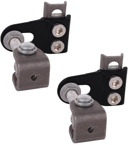 Locinox GBMU4D16-B Torband, 4-fach verstellbar, 110 mm, 1 Paar (RAL 9005 tiefschwarz) - 1 Paar