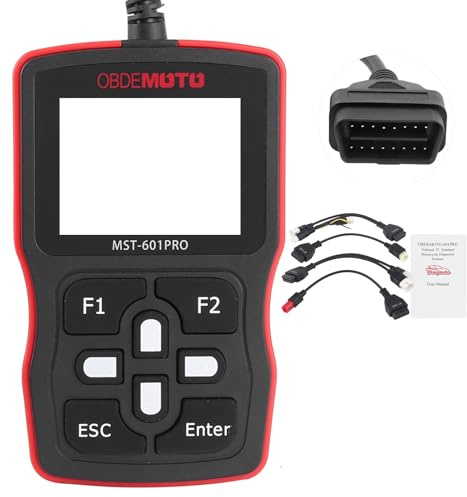 Escáner de Motocicleta OBD2 Lector de Código Herramienta de Diagnóstico Automotriz Apto para Motocicleta Escáner de Diagnóstico de Bicicleta