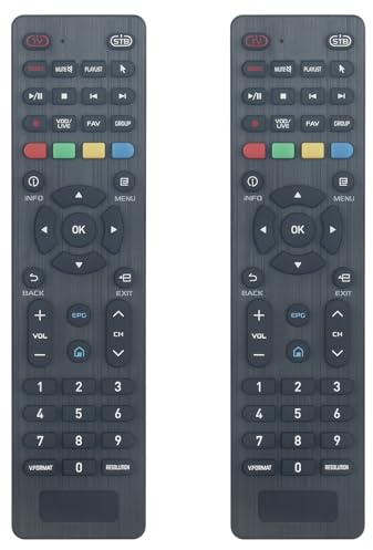 2Pcs Télécommande Fit for Dreamlink Formuler TV Box Z8, Z8 Pro, Z10 Pro, | Z10 Pro Max, Z7+, Z7+ 5G, Z+, Z + Neo, Z Nano, Z Alpha, ZX, ZX 5G, CC, T1, T1+, T2, Dlite +