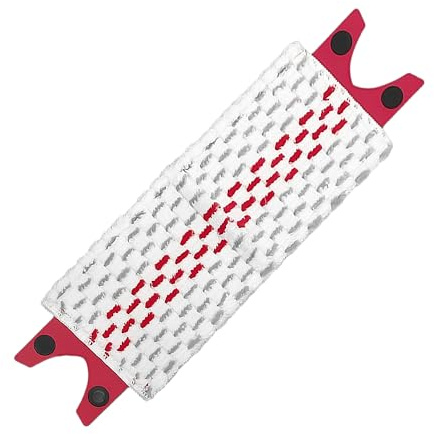 1 testina di ricambio lavabile, per mocio piatto, in microfibra, accessorio piatto, adatto per mocio a spruzzo, pulizia dei pavimenti