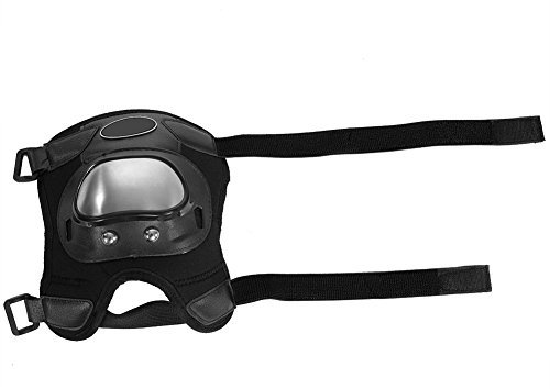 Set di 2 Ginocchiere Per Moto in Acciaio Inossidabile da Uomo, Ginocchiere E Parastinchi, Ginocchiere Protettive