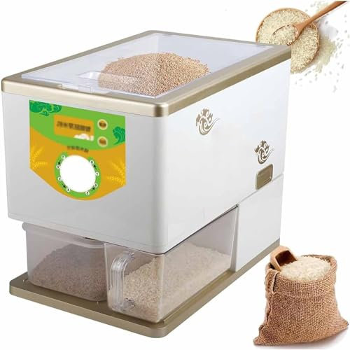 URJWAN Automatic Wheat Cereal Peeler, Household Electric Rice Milling Peeling Machine, Paddy Huller Sheller Hulling Household, for Light Brown Rice, Sprouted Rice, Lightly Ground Rice