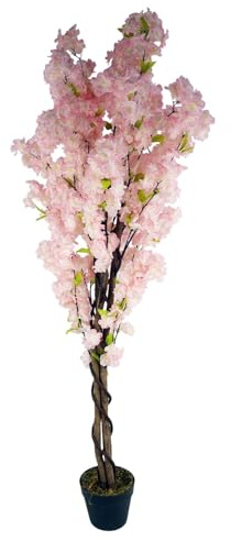 150cm Artificial Pink Cherry Blossom Tree