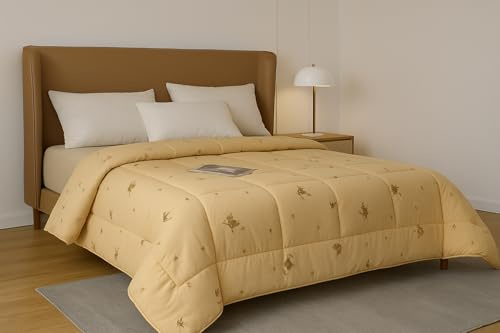 Moja Devica Piumino in pelo di cammello, Piumino lussuoso per tutte le stagioni 100% pelo di cammello (Super King, 220x240cm, 5kg), 1000 g/m2