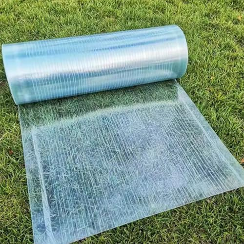 Plastic Roof Sheets Polycarbonate 0.8mm Plastic Panels For Greenhouse UV Resistant Solid Sheet Canopy Window Outdoor Conservatory Roof Film(Size:0.6*2m,Color:0.8mm)