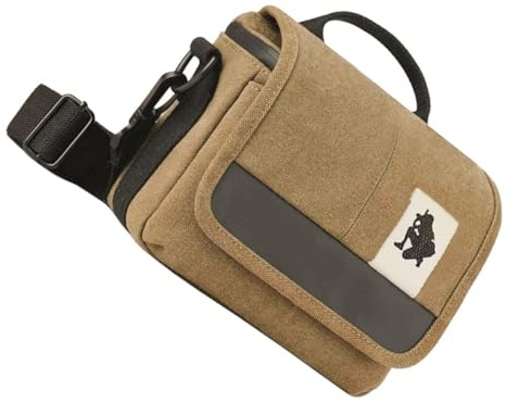 Pochette Toile Compacte Rangement Photo en pour Appareil Kaki | Reflex Numériques, Design Multifonction, Déperlante et Imperméable, Format Portable