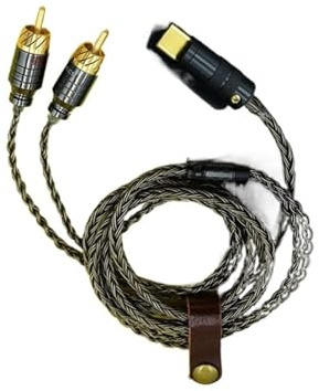 Cavo Audio USB C Tipo Da 3,5 Mm A 2 RCA Placcato Argento, Compatibile Con Xiaomi, PC, Amplificatore For Cellulare, Di Interconnessione A For Connessione Dati(2m)