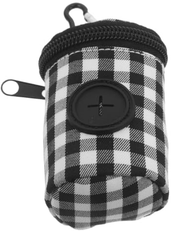 NUOBESTY Dispensador Portátil de Bolsas para Pañales con Clip y Mosquetón, Material Poliéster Resistente, Adecuado para Paseos con Mascotas y Salidas Familiares