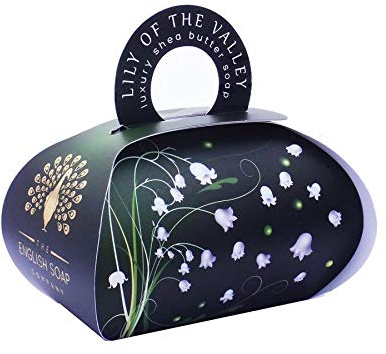 The English Soap Company, Large Gift Bag Bath Soap, Lily of the Valley, 260g