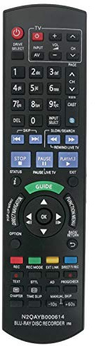 N2QAYB000614 Remote Control Replace fit for Panasonic BLU RAY N2QAYB000616 | DVD Recorder DMR-BWT700EB DMR-BWT800EB DMR-BWT700 DMR-BWT800