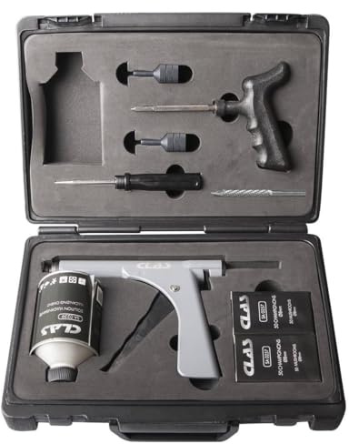 Coffret kit réparation pneus tubless avec champignons 8mm et accessoires - EG 0265 - CLAS Equipements