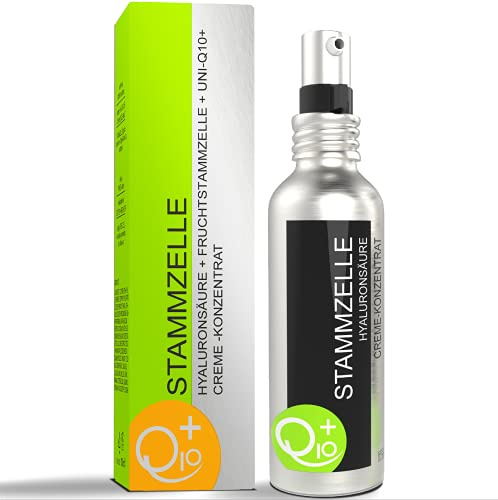 UNIQ10UE Vegane Hyaluron Feuchtigkeitscreme Gesicht mit Hyaluronsäure Hochdosiert, Zellschutz, Q10+, Made in Germany, 100 ml