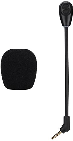 Microfono Jack 4 Pin Microfono Universale Sostitutivo, Microfono Staccabile, Cuffie da Gioco per PC con Cancellazione del Rumore con Spine Placcate in Oro