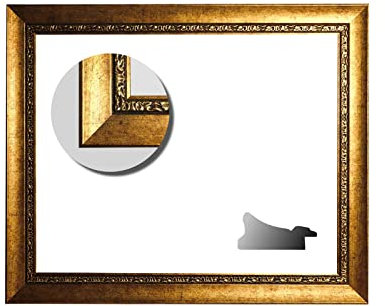 Barockrahmen Gold verziert, Serie 370 - Leerrahmen, 60 x 90 cm