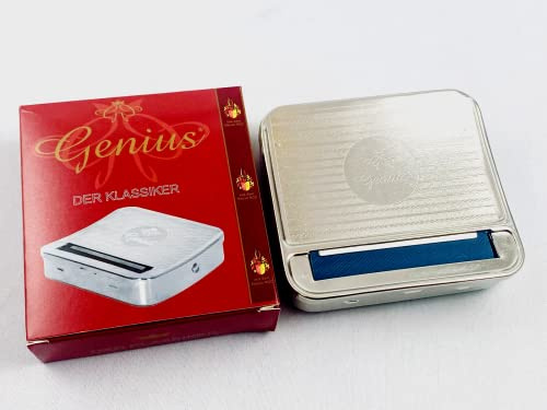 Genius Silver Zigarettenrollmaschine für Slim und Regular Rolling - Metall
