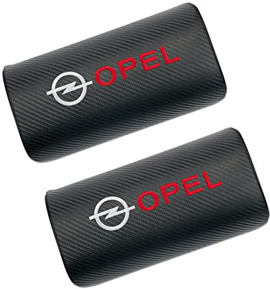 AMENAS 2PCS Autositz Kopfstütze, für OPEL Nackenkissen Memory Soft Comfort Nackenkissen mit Auto Logo