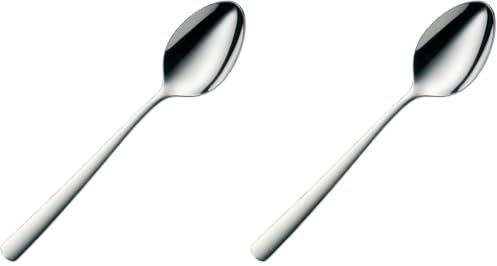 WMF Boston Menülöffel 19,9 cm, Cromargan Edelstahl poliert, glänzend, spülmaschinenfest, 14.8 x 12 x 1.800 cm (Packung mit 2)