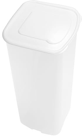 ABOOFAN Bread Box with Airtight Lid Plastic Fresh Bread Storage Container Sandwich Dispenser Loaf Keeper Saver Sliced s Bin for Home Kitchen White