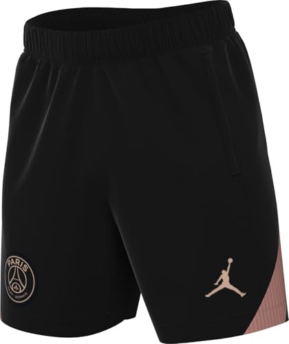 Tercera Equipación Strike París Saint-Germain Pantalón Corto De Fútbol De Tejido Knit Jordan Dri-Fit - Hombre, Black/Rust Pink/Rust Pink, FQ2425-010, L