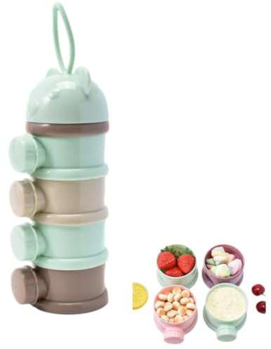 YuWangg WeiJangg Doseur Distributeur en Poudre Portable,Distributeur De Lait en Poudre,Boite Doseuse Lait Poudre,pour distribuer des Fruits, du Lait en Poudre, des collations et des Noix, etc